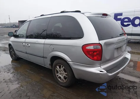 2002 Dodge Grand Caravan Ex из США, поврежденный, VIN 2B4GP74L82R680534
